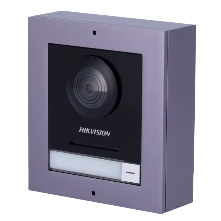 Videoportero IP - Cámara 2 Mpx - Audio bidireccional - App móvil a través de monitor - Apto para exterior IP65 - Montaje modular en superficie (incluido) - 1