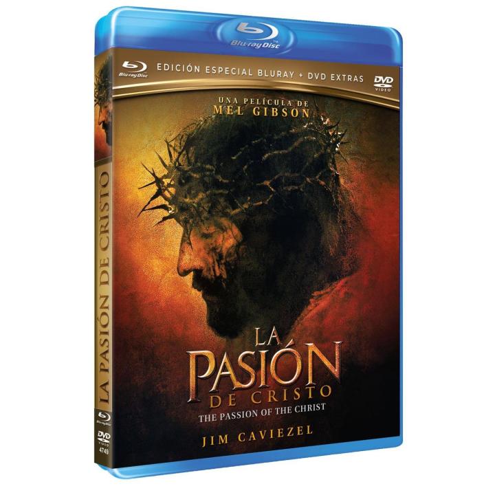 PELICULA La Pasión de Cristo extras 2004 The Passion of the Christ BLU-RAY + DVD EXTRAS AUDIO (LATIN+ARAMEO+HEBREO)