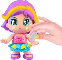 Pinypon - Pop & Make Up Muñeca y maquillaje Figura de 17 cm para Maquillar, Decora sus Uñas o Cara con Pegatinas Famosa (PNY70000) - details 3