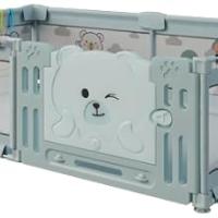 DeFieltro Parque Infantil Bebe 120x180 cm EXTRAFUERTE - Corral para Bebe Plegable FÁCIL Montaje- Corralito Bebe Acolchado y Zona de Juegos - Cuna Parque Bebe Grande Colchon +2 Agarraderas - details 6