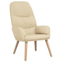vidaXL Sillón de relax de tela Gris claro, Gris oscuro, Crema Sillon Dormitorio Sillon Comodos Silla Relax Sillón Sofá - details 2