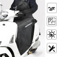 Abrigo a Prueba De Viento Para Motocicleta Bicicleta Scooter ATV UTV Abrigo De Manillar Guantes Cubierta De Pierna Caliente Otoño/Invierno - details 7