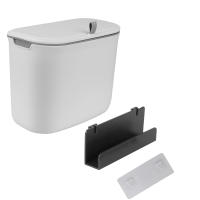 Bandeja De Cocina Montada En La Pared Con Papel Toalla Y Cesta De Basura Ecológica De 7L Con Tapa Contenedor De Residuos Para Encimera - details 8