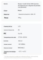 Lámpara De Escritorio Baseus Con Luz De Pantalla USB LED Regulable Para Computadora Laptop Monitor Moderno Sin Sombrilla - details 17