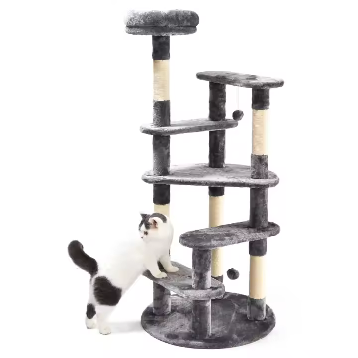 WUAPU RASCADOR GATO SEVEN GRIS - 1