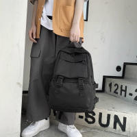 Mochila Estudiantil Negra De Gran Capacidad Estilo Harajuku Casual Para Hombres Y Mujeres Mochila Unisex De Calle Alta Ruta Bolsa De Viaje - details 4