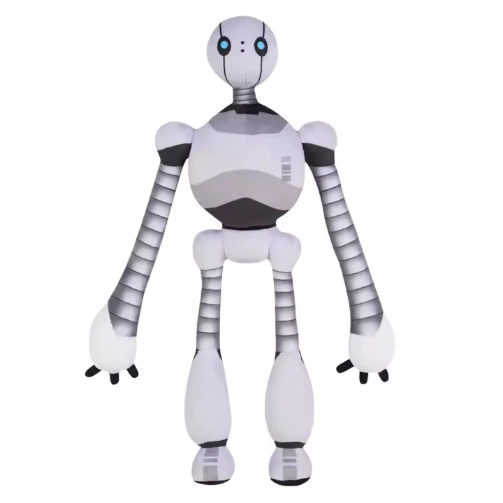 Muñeco De Peluche Robot Salvaje De 13 Pulgadas Juguete Ajustable Amigo Robótico Para Niños Y Niñas Decoración De Hogar Regalos De Cumpleaños - 1