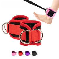 Tirantes De Rodilla Ajustables De Neopreno Con Dobles Anillos Para Entrenamiento De Piernas Y Seguridad En El Gimnasio Soporte De Tobillo Con Cubresaldas Padded Para Deportes Y Abductores - details 0