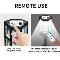 Lámpara Solar Potente 3000000LM Exterior Con Control Remoto Luz Solar Sensible a La Iluminación Impermeable Para Jardín - details 7