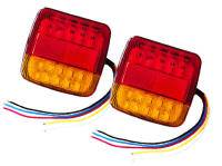 Luces Traseras Impermeables Para Camiones Y Remolques De Coche 12V Con 20 LEDs Luz De Señal Trasera Y Luz De Freno Partes De Luces Traseras - details 3