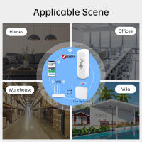 Sensor De Temperatura Y Humedad Inteligente Tuya Zigbee/Wifi Batería Poderada Termostato APP Seguridad Inteligente Compatible Con Google Home - details 9
