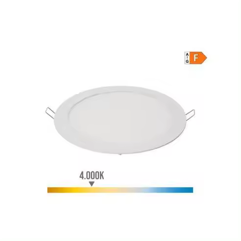 EDM Downlight LED Empotrable Redondo 20W Luz Día 4000K 1500lm Ø22,5cm - EDM - 31572  Iluminación Interior Downlights - 1