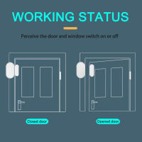 Sensor De Puerta Y Ventana Inteligente ZigBee Tuya Seguridad Doméstica Alarm System Compatible Con Alexa Google Assistant - details 8