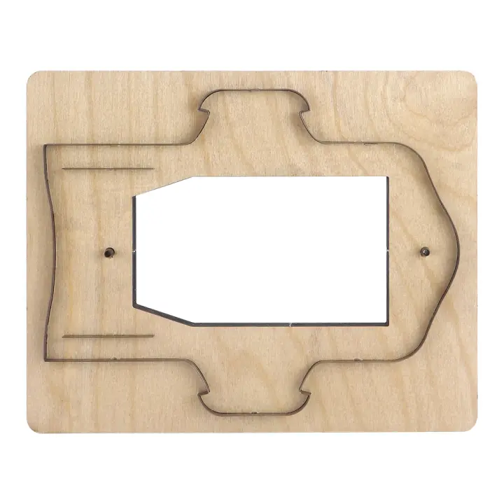 Molde De Corte Para Cuero Billetera Monedero Herramienta De Terciario Para Manualidades Y Costura Patrón De Tarjeta De Fabricación De Bolsas - 1