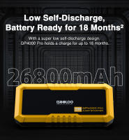 Arrancador de batería de coche multifuncional, bomba de aire de 26800mAh,GOOLOO GP4000 PRO Jump Starter, Power Bank de , Pico de 4000A, Salida de CC de 15V 10A, LED Blanco de 1W, Diesel de 10L - details 10