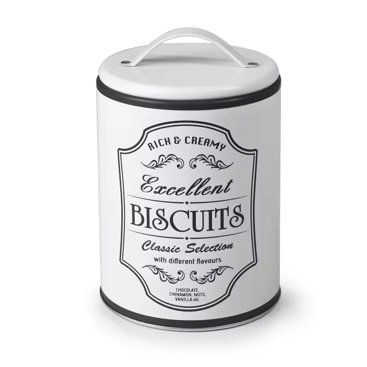 IBILI  812507  BOTE CON ASA WHITE BISCUITS - 1