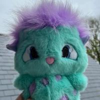 Juguete De Peluche Bibble 25cm Suave Y Adorable Para Decoración De Habitación Anime Regalo De Cumpleaños Para Niños - details 0