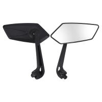 Espejos Lateral De Motocicleta Negros Universales Para Cafe Racer Accesorios De Motocicleta Espejos Retrovisores Traseros ABS Vidrio - details 7
