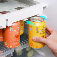 Organizador De Bebidas Para Nevera Almacenamiento En Gabinete Cajón Dispensador De Soda Estante Para Refrescos Con Deslizamiento - details 2