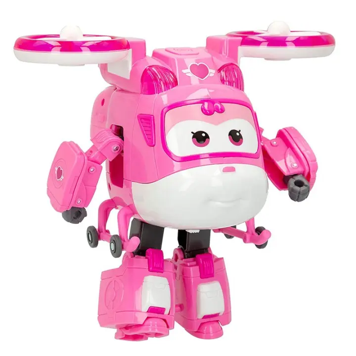 Super Wings Super Charge Figura Dizzy Transformable de Color Baby - 1