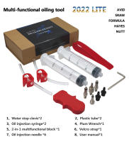 Kit De Mano De Oíl Para Frenos De Disco De Bicicleta 2024 pro Compatible Con SHIMANO SRAM Avid Serie MTB Y Carretera Herramientas De Reparación De Frenos - details 3