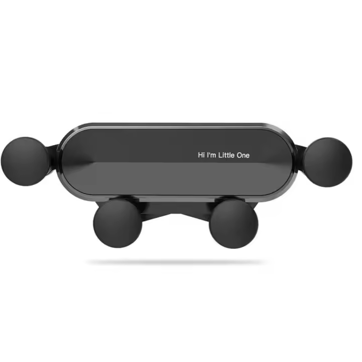 Soporte Móvil Coche, Soporte Telefónico Coche Gravity con Rotación 360 °, Universal Soporte Móvil Coche Compatible con iPhone,Samsung,Huawei, Xiaomi [4,7 ''at 6,8'' Pulseras]-Negro - 1