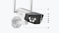 Cámara IP Reolink Duo 2 WiFi 4K | Doble Lente 180° | Visión Nocturna Color | Detección Inteligente | Audio Bidireccional | WiFi Dual 2.4/5GHz | Batería Recargable | IP67 Exterior - details 0