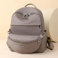 Mochila de tela de nailon de otoño, nueva mochila de ocio de color sólido a la moda, bolsa de viaje de pequeña capacidad - details 5