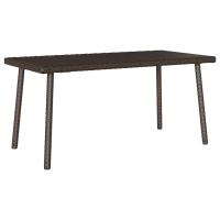 vidaXL Mesa centro jardín rectangular 80x40x37cm en color Gris claro/Gris/Negro y más | estructura resistente ideal para salón dormitorio o estudio - details 3