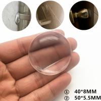 6PCS Protector De Pared Para Manija De Puerta Transparente Redondo De Goma Suave Adhesivo Autoadhesivo Para Protección De Pared - details 0