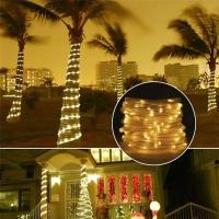 Luz De Cadena LED Solar Para Jardín Decoración Navideña Impermeable De 7m/12m Guirnalda De Fairy Para Bodas Y Festividades - details 5