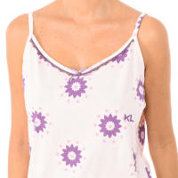 Kisses and Love-Pijama de Verano Tirantes Finos Algodón KL45200 para Mujer
