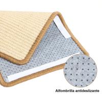 Alfombrilla rascador para Gatos, Cuerda de sisal Natural para Gatos, Alfombrilla para rascar el Suelo 50X30 cm Color Crema - details 2