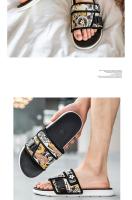 Zapatillas De Verano Para Hombre Antideslizantes Y Suaves Para Exteriores Y Interiores Con Correa De Gancho Zapatos Planos Casuales Para Playa - details 18
