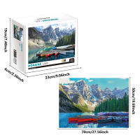 Rompecabezas De 1000 Piezas Moraine Lake Para Adultos Juegos De Familia Divertidos Puzle De Piso Educativo Para Niños Decoración Del Hogar - details 1