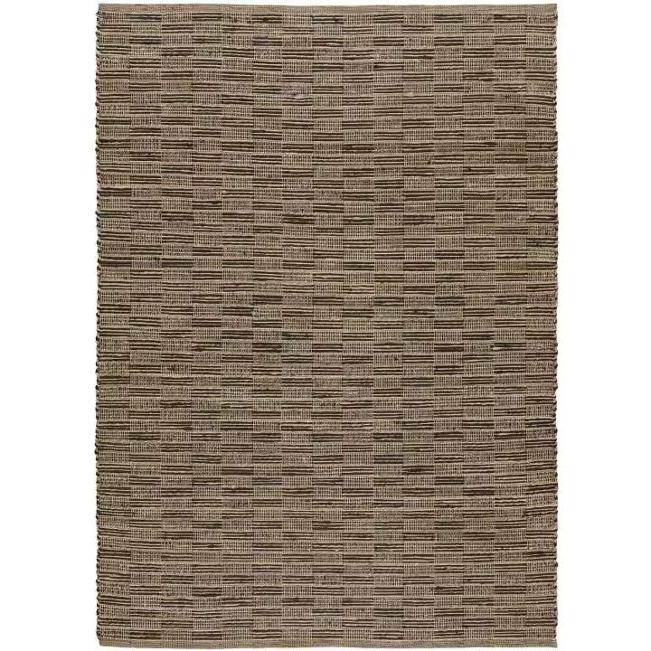ATTICGO Alfombra de Interior Estilo Liso en Marron - Poona 738 | 160X230, 120X170 cm - 1