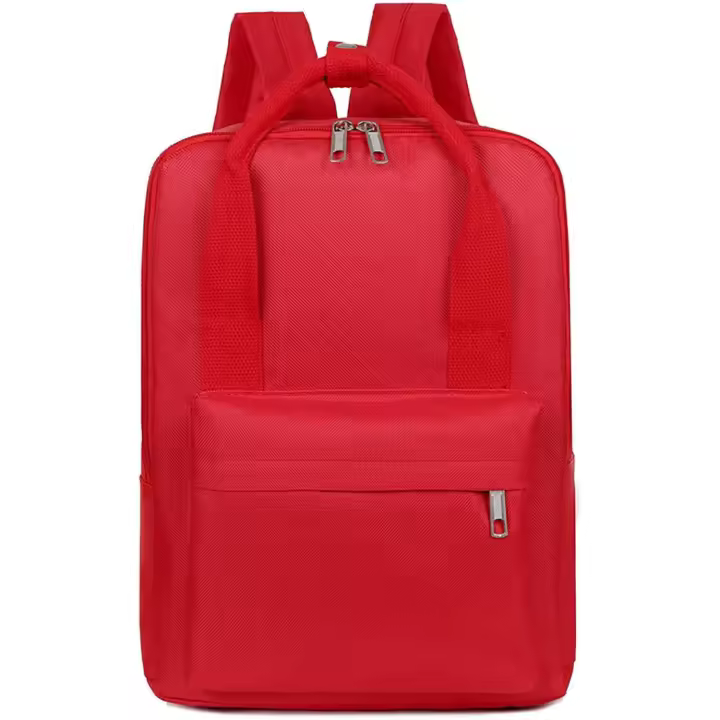 Mochipa University informal de moda para Viajes de Negocios, mochipa para portáthil de 14 pulgadas, mochila para hombre y Mujer (Roja) - 1