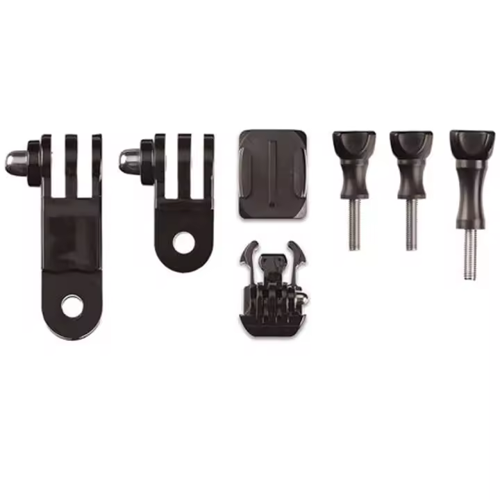 Tienda de Gadgets de Madrid Soporte Lateral de Casco con Cámara de Deportes de Acción 3M Adhesiva para GoPro 12, 11, 10, 9, 8, 7, 3+ MAX, Fusion - 1