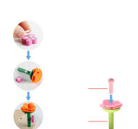 Juego Educativo De Jardín De Flores En Madera Montessori Para Niñas Juguetes Creativos De Arreglo Floral Para Niños De 2 a 4 Años - details 5