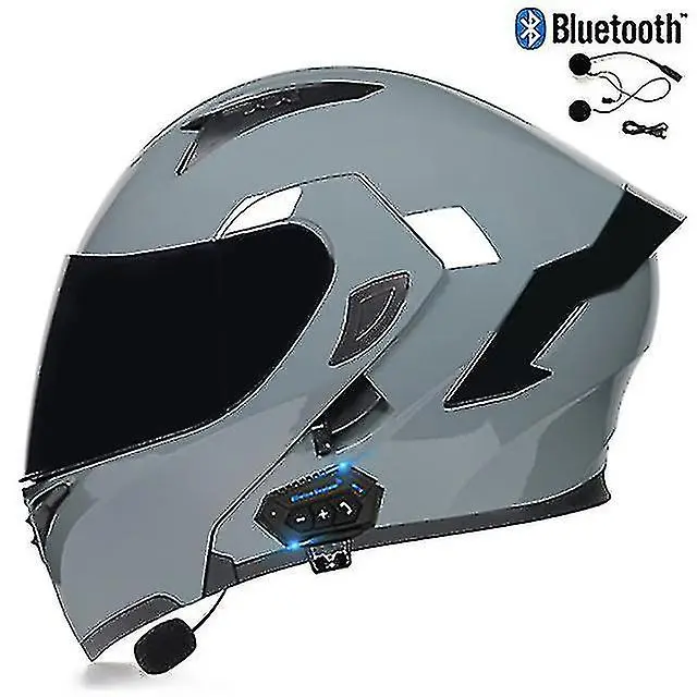 Men Women Bluetooth Full Face Motorcycle Helmet Integral Bluetooth Motorcycle Helmet Mask Sports Motorcycle Helmets - 1