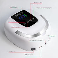 Lámpara De Uñas LED Recargable Con Sensor De Movimiento Para Curar Polvos De Uñas Con 48LEDs Secador De Uñas Profesional Herramienta De Arte De Uñas - details 5
