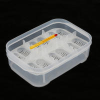 Caja De Incubador Para Huevos De Serpientes Geckos L Lagartos Con Termómetro 12 Grillas Herramienta Esencial Para Terrarios - details 3