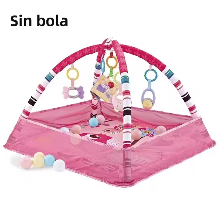 Nueva Estilo Alfombra De Actividad Para Bebés Con Marco De Fitness Multifuncional Educativa Matriz Sensorial Temprana Para Niños Juguete De Gimnasio De Desarrollo Early Stage - 1