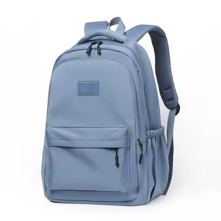 Mochila estética, linda mochila para la escuela, mochila universitaria, bolsas de libros de gran capacidad para niñas, mujeres, estudiantes, mochilas de viaje casuales, color sólido - 1
