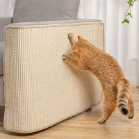 Alfombra De Rasguño Para Gatos Naturales De Sisal Protectora Para Sofás Y Carpetas Matriz Horizontal De Rasguño Para Piso - details 1