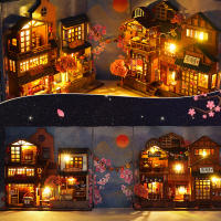Kit De Puzzle 3D De Madera Librería DIY Estante De Libros Miniatura Casa De Muñecas Modelo De Construcción Para Decoración Del Hogar - details 2