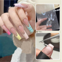 5Pcs Estickers De Uñas Artísticas De Encaje Vacío Para Arte Francés Autoadhesivos Decoración DIY Manicura Accesorio De Línea Ondulada - details 0