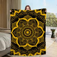 Manta De Plush Suave Y Cálida De Cuatro Estaciones Estilo Mandala Para Sofa Sala De Estar Dormitorio Oficina Viaje Regalo - details 7