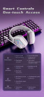 Auriculares Inalámbricos Profesionales TAIDU T01 Con Micrófono 2.4G Bluetooth Y Cable 50mm Para Gaming En PC Laptop Y Móvil - details 10