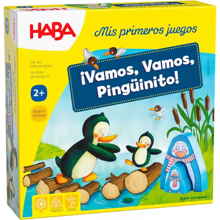 Haba Mis Primeros Juegos-¡vamos! ¡vamos Pingüino!-juego De Mesa - 1